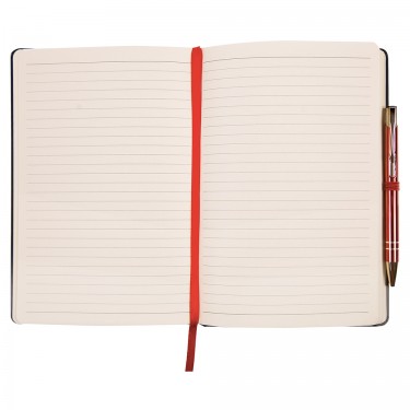 Motivational Notebook - Hardback A5 Black/Red